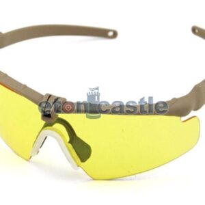 Big Foot 2.0 Framework (ANSI Z80.3) Glasses (Mud-Coloured Frame-Yellow Lens)